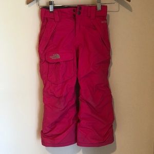 North Face girls snow pants Size XS (6)